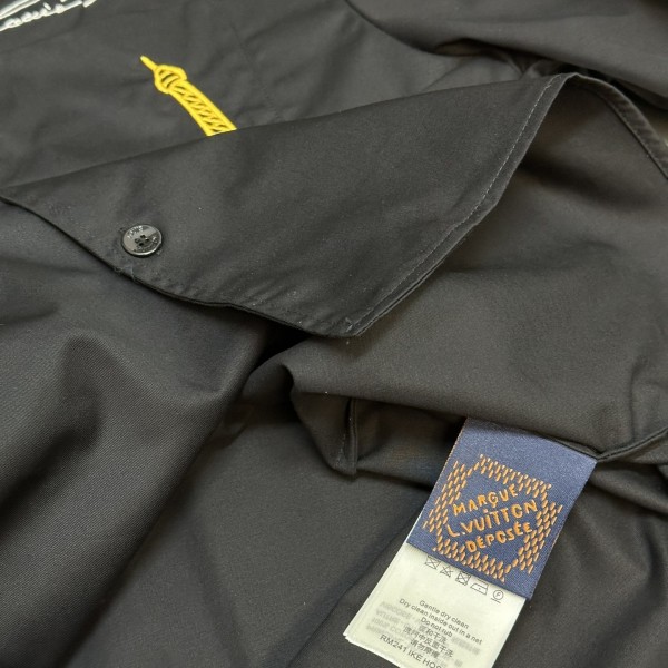 Louis Vuitton Iron Tower embroidered monogrammed shirt