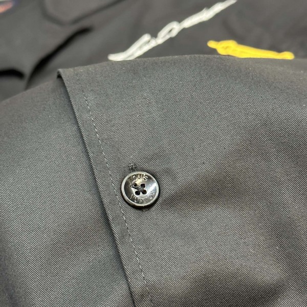 Louis Vuitton Iron Tower embroidered monogrammed shirt