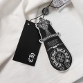 「#2799」Chrome Hearts heart splashed ink Sanskrit horseshoe t-shirtarts