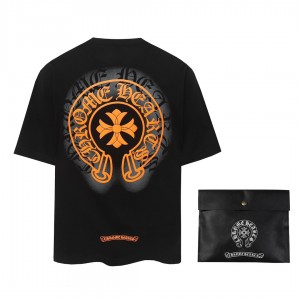 「#2802」Chrome Hearts Heavy-duty foam horseshoe print t-shirt