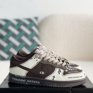 「#2804」Chrome Hearts x Nike Dunk Low Sneakers