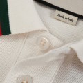 「#2818」Gucci Embroidered lapel POLO on left chest