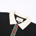 「#2825」Gucci 2024 new polo shirt with colorful placket