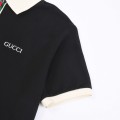 「#2825」Gucci 2024 new polo shirt with colorful placket