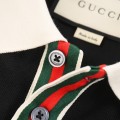 「#2825」Gucci 2024 new polo shirt with colorful placket