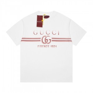 「#2831」Gucci Gradient Letter Logot shirt