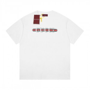 「#2833」Gucci  English letters T-shirt