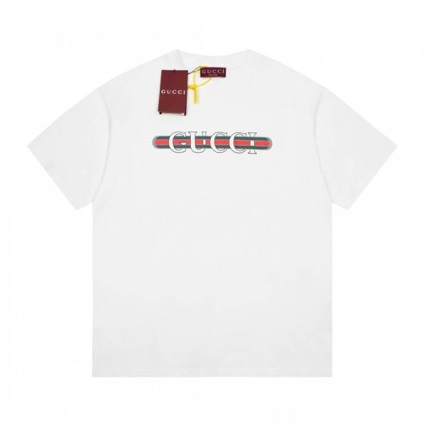 「#2833」Gucci  English letters T-shirt