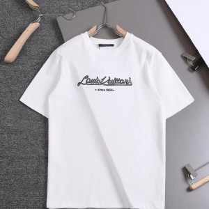 「#2836」Louis Vuitton 24ss new embroidered t-shirt for spring and summer
