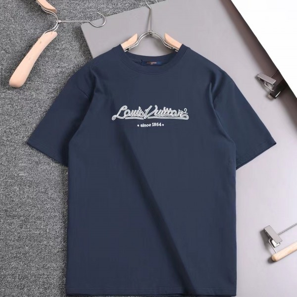 「#2837」Louis Vuitton 24ss new embroidered t-shirt for spring and summer