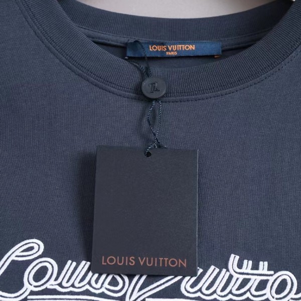 Louis Vuitton 24ss new embroidered t-shirt for spring and summer