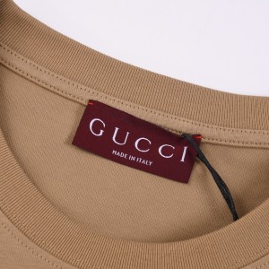 「#2842」Gucci Gradient Letter Logot shirt