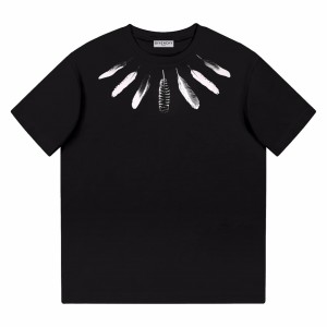 「#2845」Givenchy 2024ss new summer feather print t-shirt