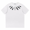 「#2846」Givenchy 2024ss new summer feather print t-shirt