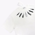 「#2846」Givenchy 2024ss new summer feather print t-shirt