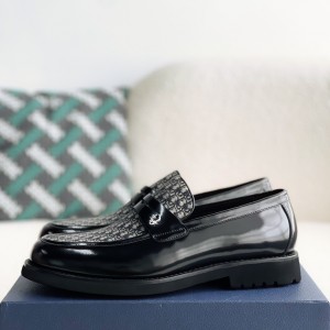 「#2847」DIOR  Men's Leather Shoes