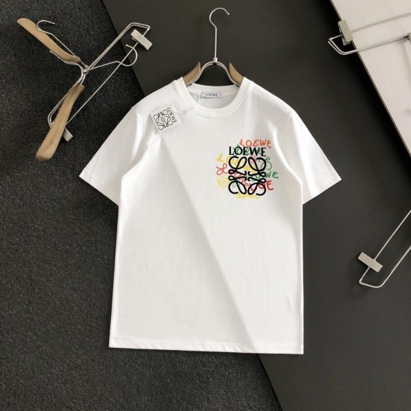 LOEWE Multi-logo color fusion T-shirt series