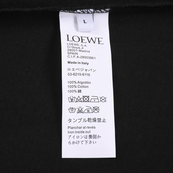 LOEWE Springsummer 2024 new round neck T-shirt