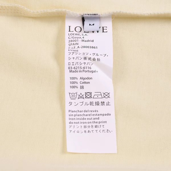 LOEWE Springsummer 2024 new round neck T-shirt