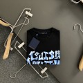 「#2887」Louis Vuitton Three-dimensional foam letter doodle round-neck t-shirt