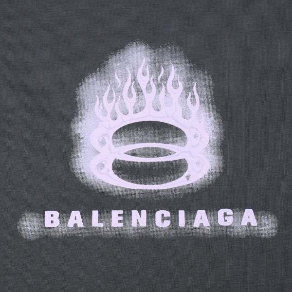 Balenciaga 24s double B dot printing t-shirt