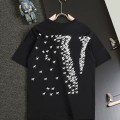 「#2899」Louis Vuitton 24SS early spring new large-scale small aircraft printed t-shirt