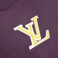 「#2900」Louis Vuitton T-shirt with yellow and white logo
