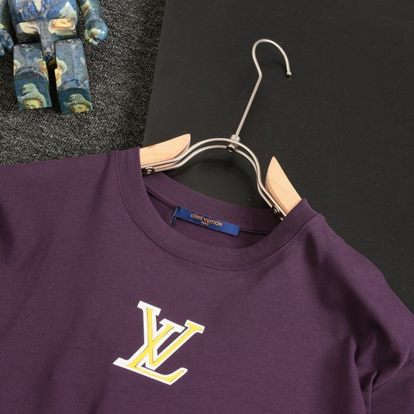 Louis Vuitton T-shirt with yellow and white logo