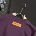 「#2900」Louis Vuitton T-shirt with yellow and white logo