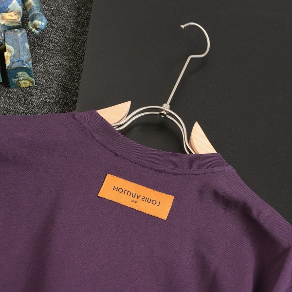 Louis Vuitton T-shirt with yellow and white logo