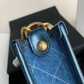 「#2920」Chanel Denim Hobo pocket straggler shoulder bag  Size：22*6*24cm