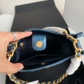 「#2920」Chanel Denim Hobo pocket straggler shoulder bag  Size：22*6*24cm
