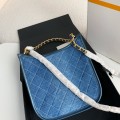 「#2920」Chanel Denim Hobo pocket straggler shoulder bag  Size：22*6*24cm