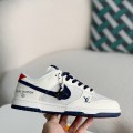 「#2953」LOUIS VUITTON x Nike Dunk Low-top board shoes