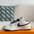 「#2953」LOUIS VUITTON x Nike Dunk Low-top board shoes