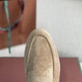 「#2959」Loro Piana Summer Charms Walk Moccasin Shoes