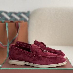 「#2960」Loro Piana Summer Charms Walk Moccasin Shoes