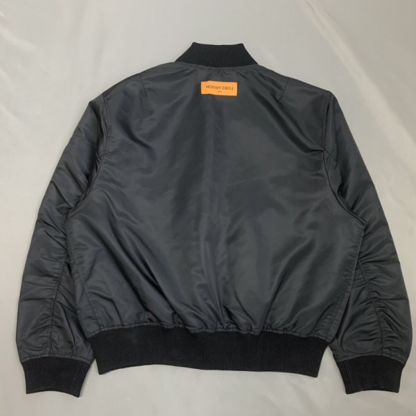 Louis Vuitton graffiti jacquard knit zipped jacket