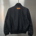「#1874」Louis Vuitton graffiti jacquard knit zipped jacket