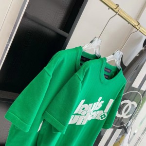 「#3008」Louis Vuitton 2024 classic embroidered pockets with trendy t-shirts