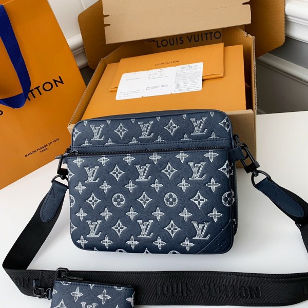 Louis Vuitton The new TRIO Postman Pack M24753  Size： 25*18.5*7cm