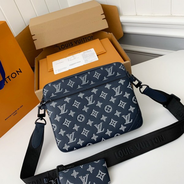 Louis Vuitton The new TRIO Postman Pack M24753  Size： 25*18.5*7cm