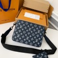 「#3019」Louis Vuitton The new TRIO Postman Pack M24753  Size： 25*18.5*7cm