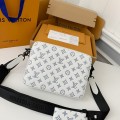 「#3020」Louis Vuitton The new TRIO Postman Pack M24753  Size： 25*18.5*7cm