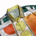 「#3029」Casablanca 2022 spring and summer new table tennis printed silk short-sleeved shirt