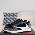 「#810」Air Jordan1 x Travis Scott  1 Low OG Collaboration; Jointly issued Low-top basketball shoes