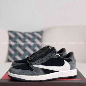 「#810」Air Jordan1 x Travis Scott  1 Low OG Collaboration; Jointly issued Low-top basketball shoes
