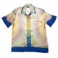 「#3035」Casablanca dream beach silk color printed shirt expensive summer street shirt