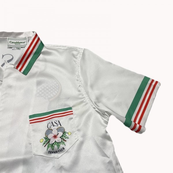 Casablanca SS21 Springsummer Tennis Clu short shirts