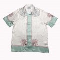 「#3055」Casablanca 22SS pink shell coral short sleeve shirt